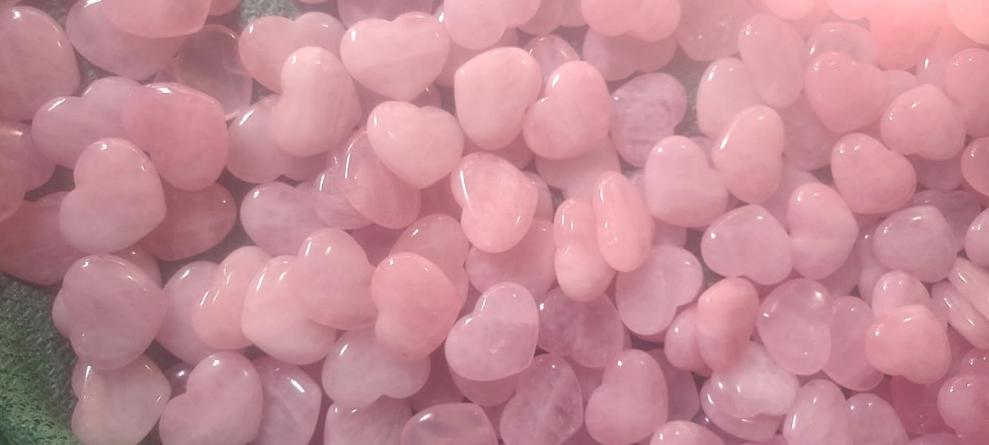 Maibaota cœur quartz rose favorise la détente et le centrage spirituel.