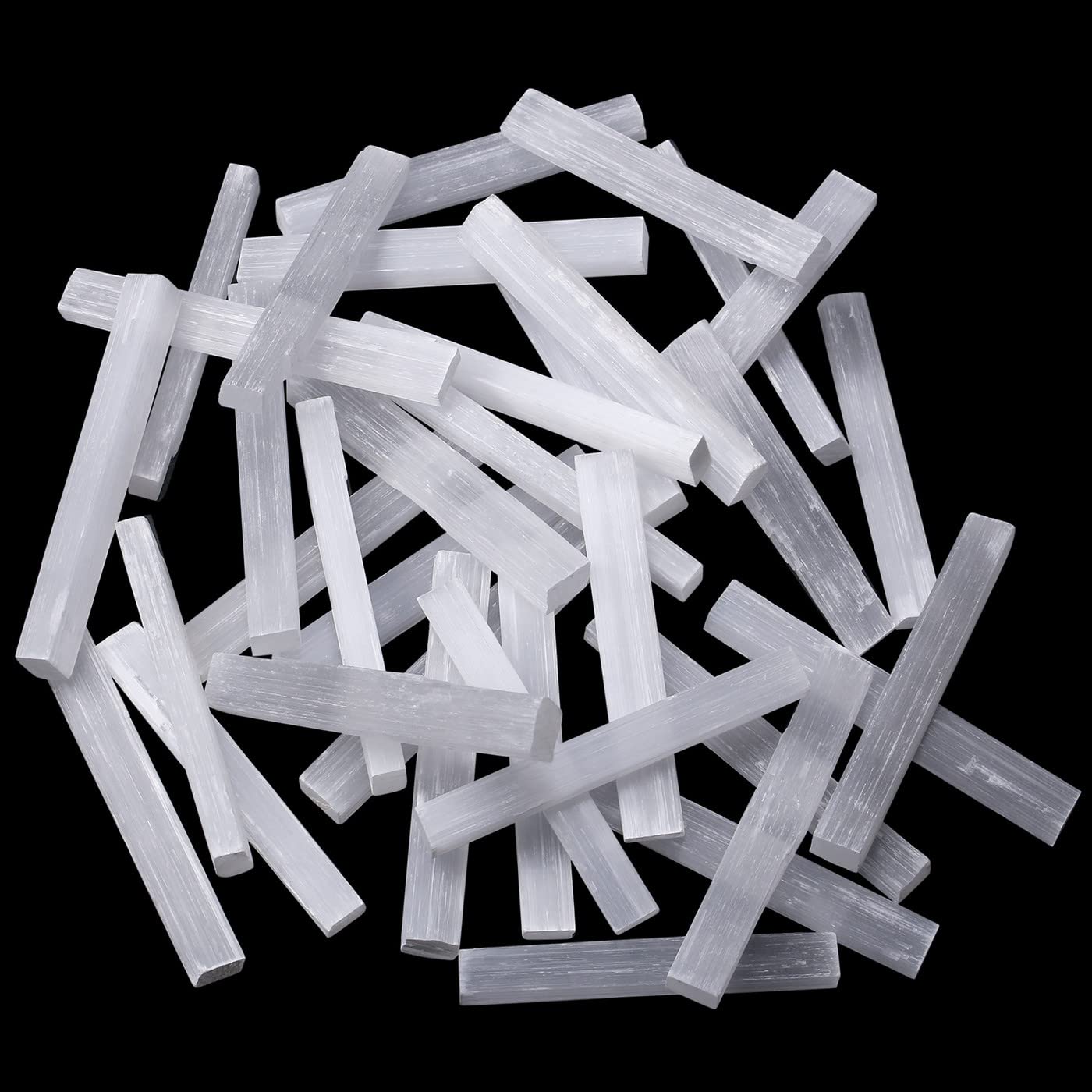 Étui velours MAIBAOTA pour bâtons sélénite, rangement élégant.