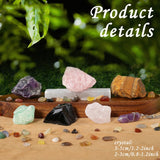 Maibaota: quartz clair brut pour purification et rituels de méditation.