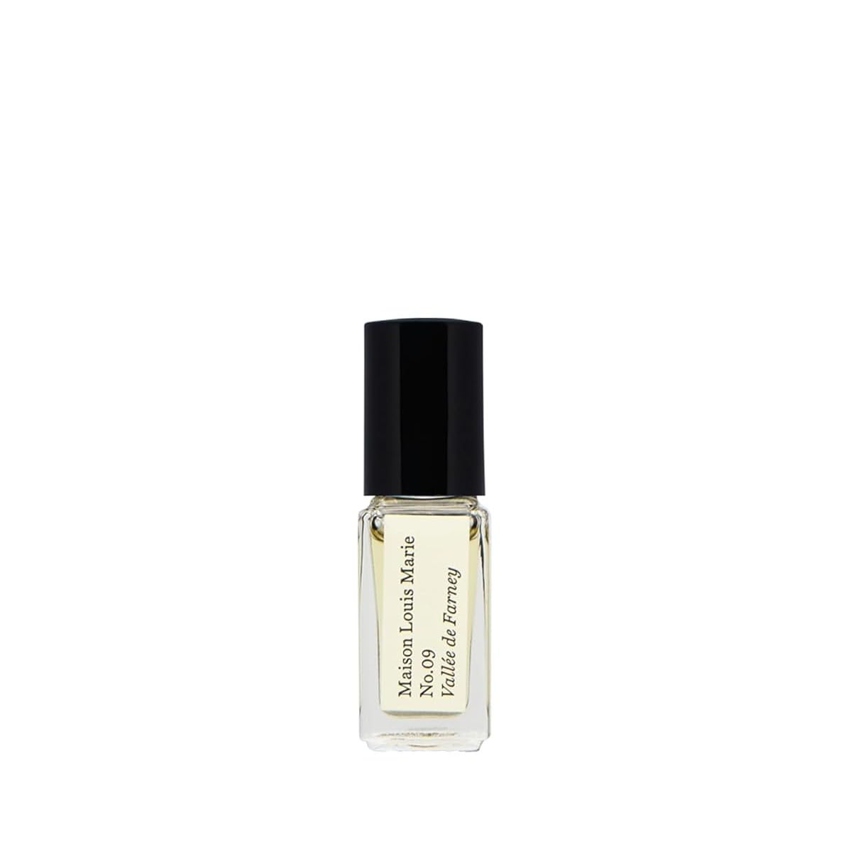 Maison Louis Marie No.09 Vallée de Farney, bouteille roll-on, parfum discret et durable idéal pour le quotidien.