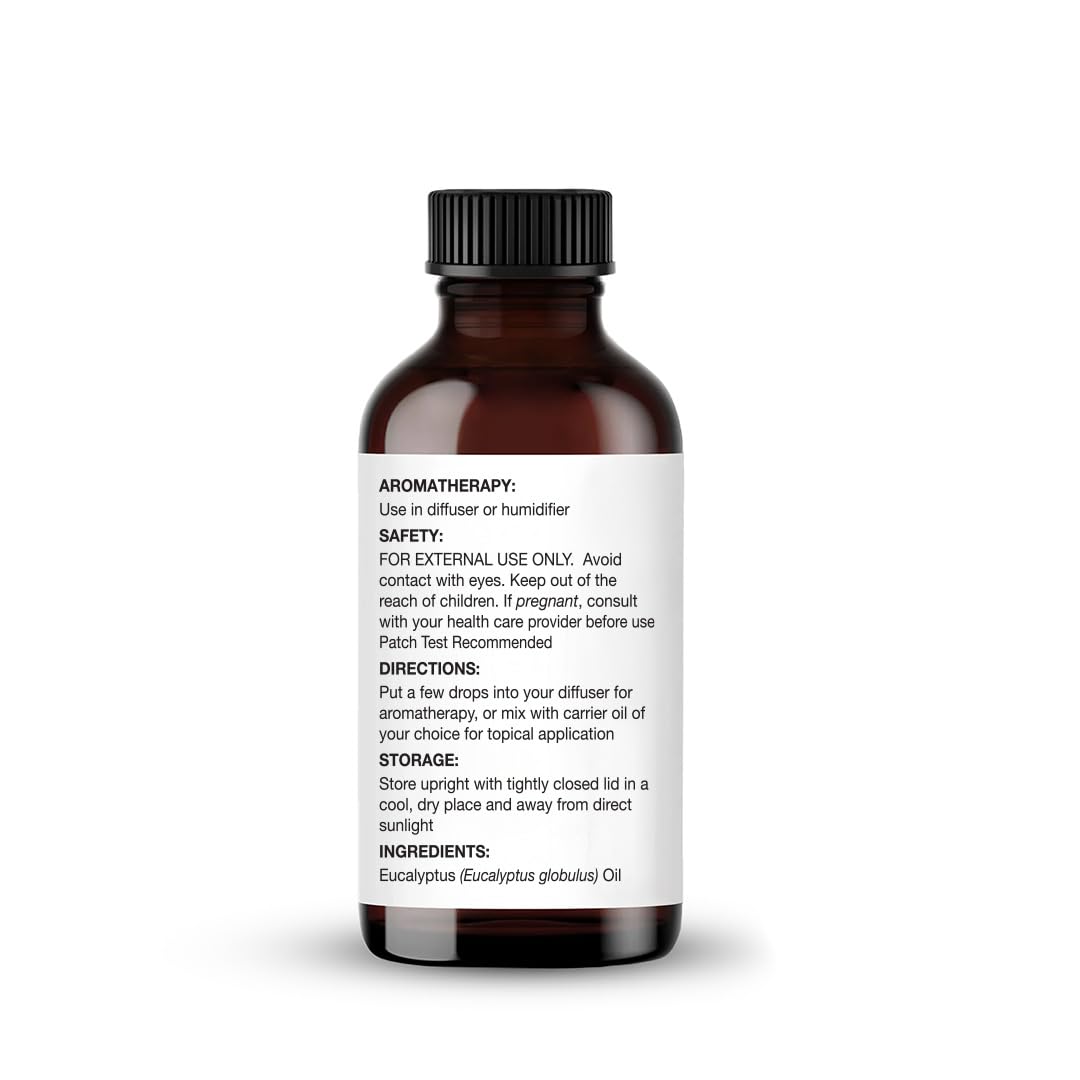 Bougie artisanale parfumée à l'huile eucalyptus Majestic Pure: ambiance relaxante