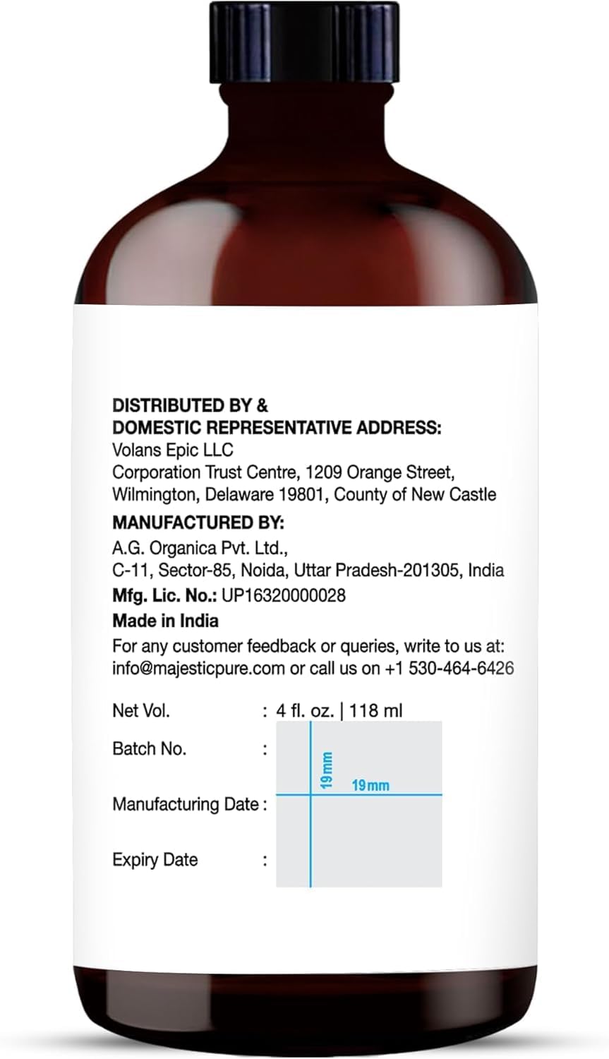 Majestic Pure huile-arbre-a-the laboratoire indépendant garantissant pureté.