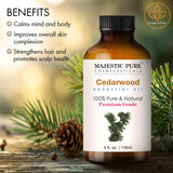 Majestic Pure huile de cèdre dans diffuseur pour aromathérapie et ambiance