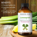 Huile citronnelle Majestic Pure adaptée pour bougies parfumées, arôme frais et durable.