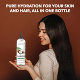 Majestic Pure huile coco fractionnée – application visage pour hydratation légère