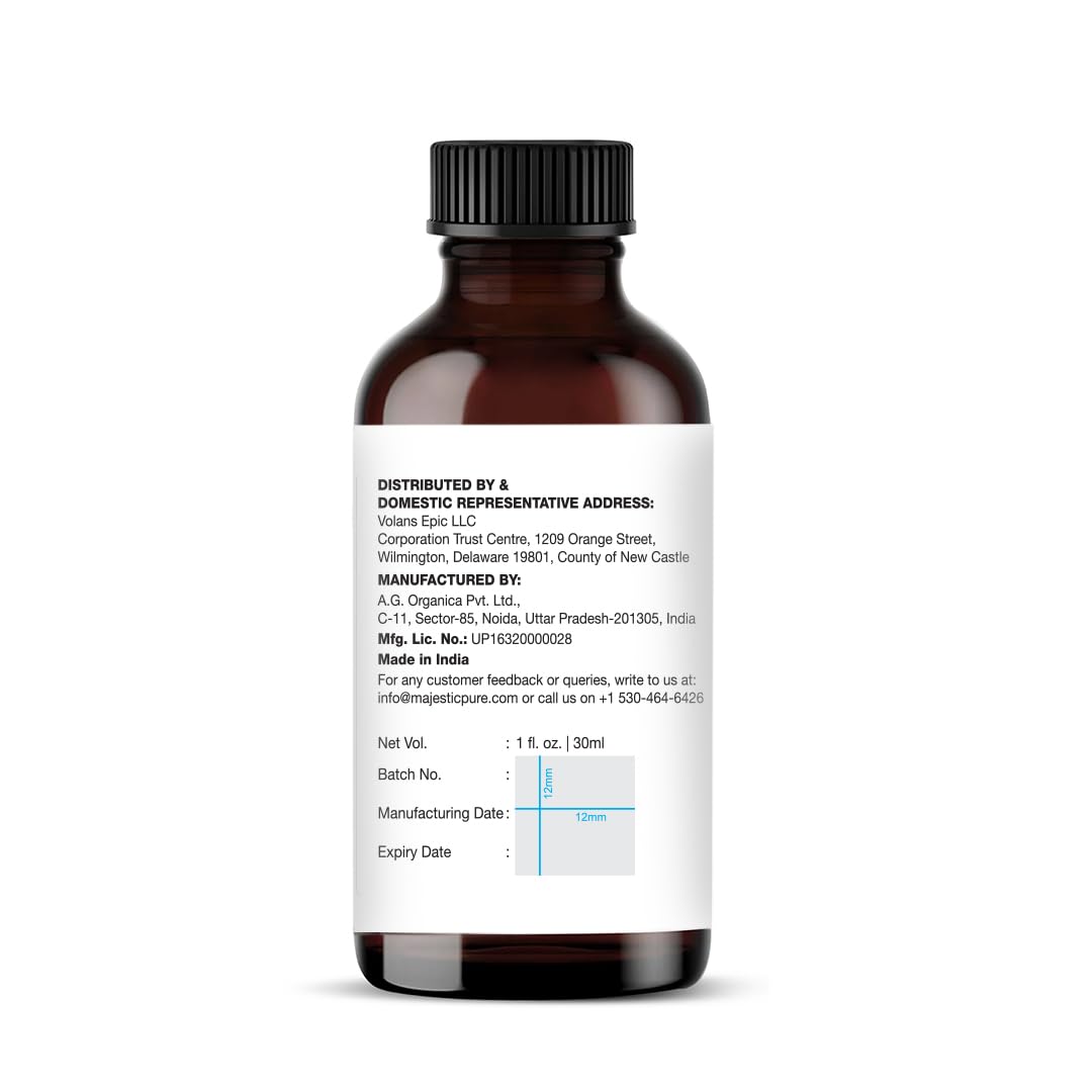 Majestic Pure huile d’encens polyvalente, convient avec d’autres huiles essentielles en mélange.