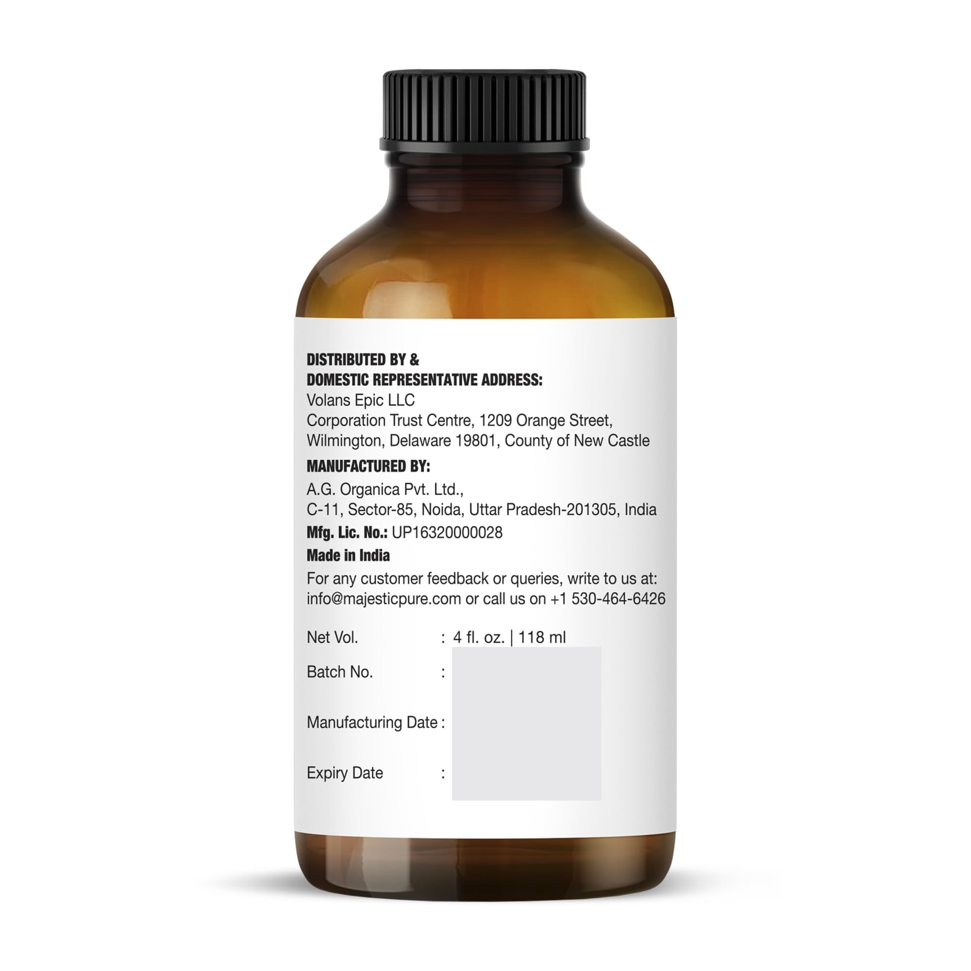 Huile citron Majestic Pure pour cuisine aromatique et parfums subtils.