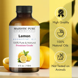 Huile citron Majestic Pure idéale pour bougies parfumées.