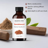Majestic Pure Santal: idéal pour savon maison et bougies parfumées.
