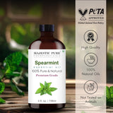 Majestic Pure Menthe Poivrée, étiquette et emballage lisibles facilitant l'identification
