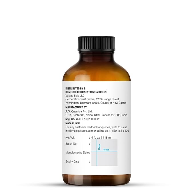 Majestic Pure Menthe Poivrée avec pipette compte-gouttes pour dosage précis.