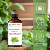 Savons faits maison parfumés à la Menthe Poivrée Majestic Pure.