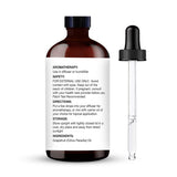 Étiquette Majestic Pure sur le flacon d'huile pamplemousse facilitant la diffusion aromatique.