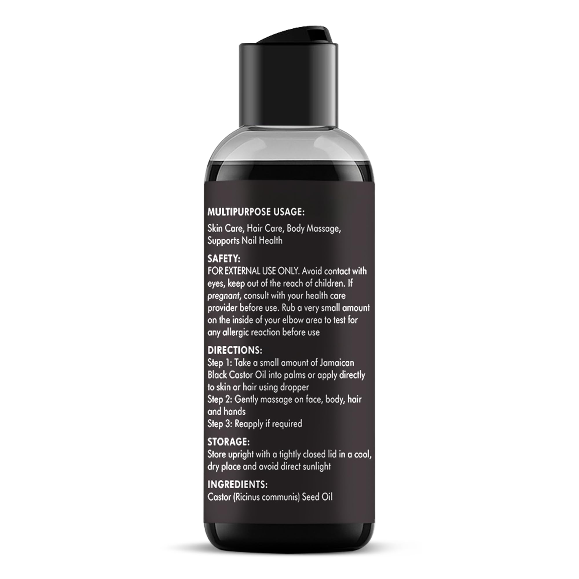 Base Majestic Pure huile ricin noire pour diluer huiles essentielles.