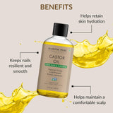 Majestic Pure Huile de ricin pour ongles: fortifie et nourrit les ongles.