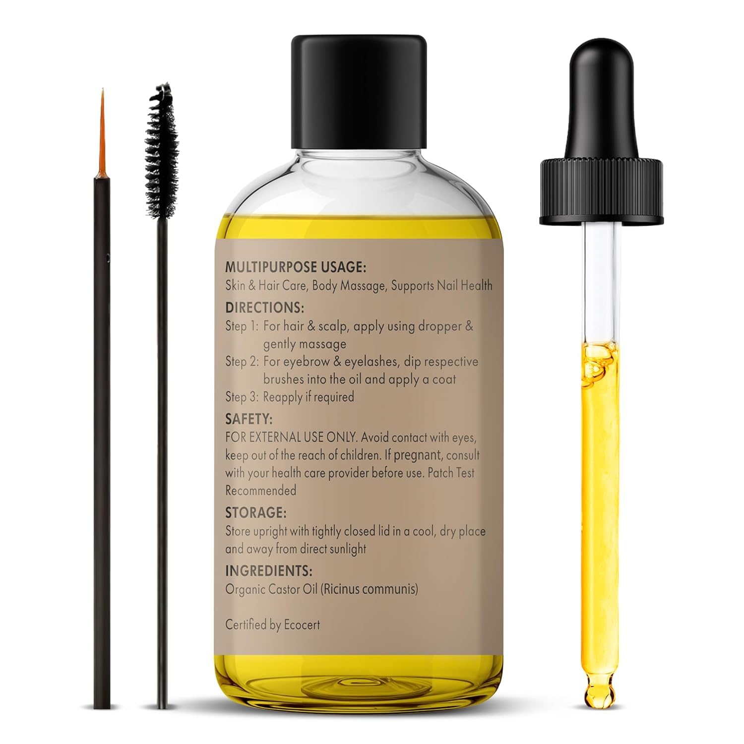 Éthique et durabilité Majestic Pure, sans hexane ni colorants.