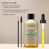 Soin corporel polyvalent Majestic Pure, hydratation pour peau sèche et cheveux.