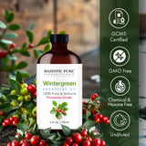 Diffuseur d'arôme Majestic Pure Wintergreen pour diffusion apaisante.