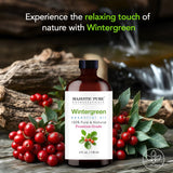 Parfum riche pour savon et bougies Majestic Pure Wintergreen.