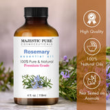 Soin cheveux Majestic Pure romarin, massage capillaire naturel.