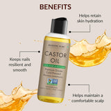 Majestic Pure huile de ricin – soin cheveux, brillance et douceur.