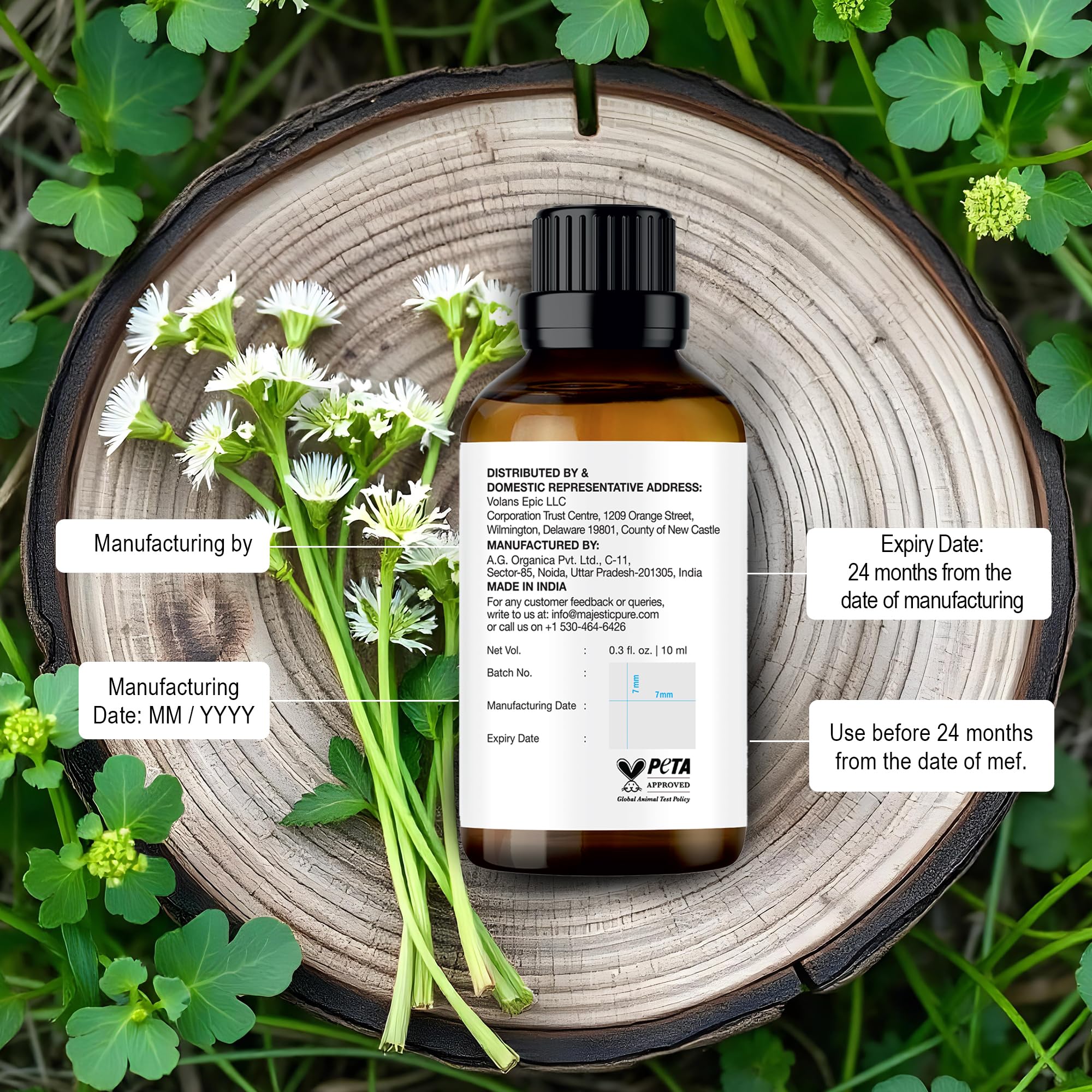 Utilisation en savon et bougies grâce à l'huile d'angélique Majestic Pure.