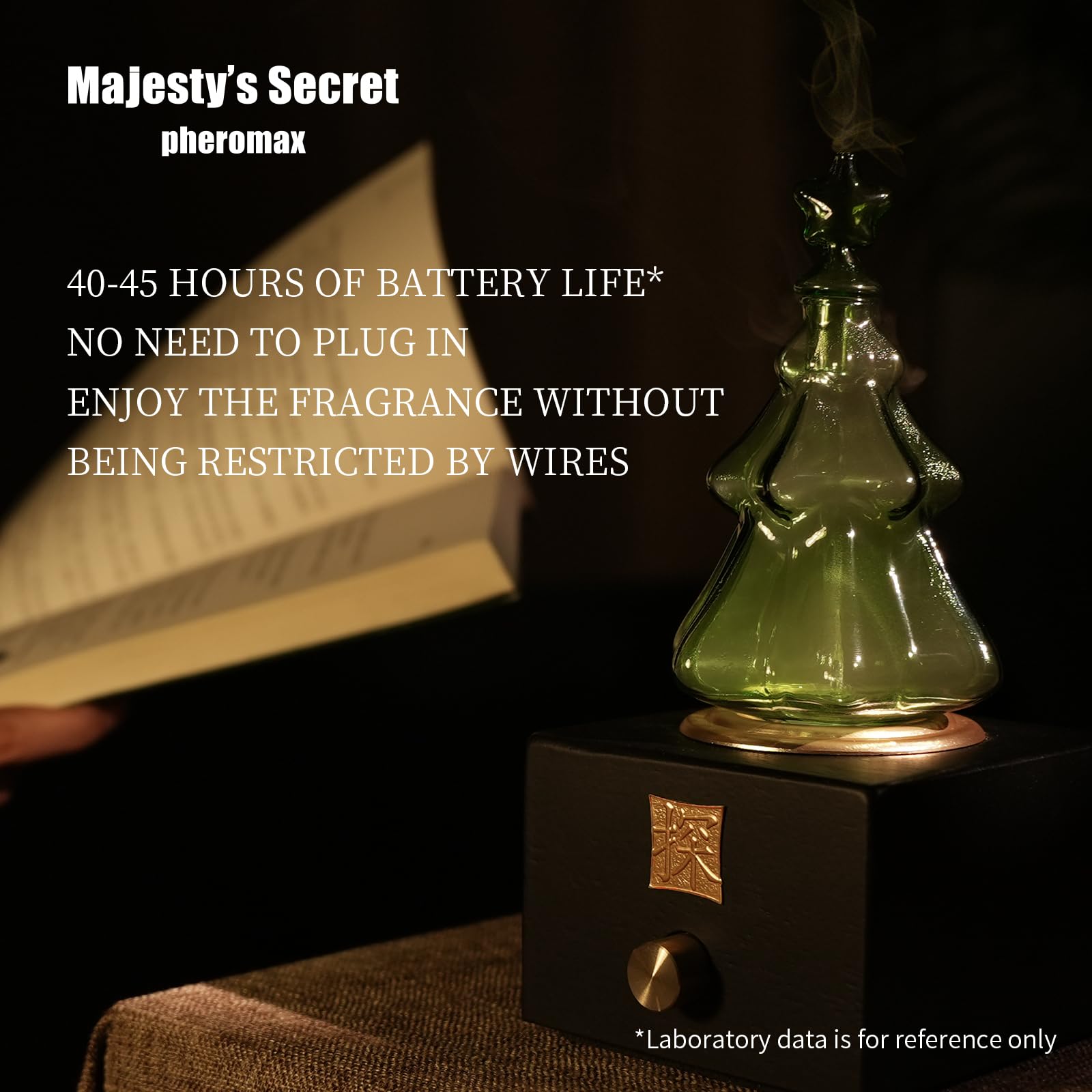 Batterie rechargeable USB du MAJESTY'S SECRET PHEROMAX pour une utilisation prolongée.