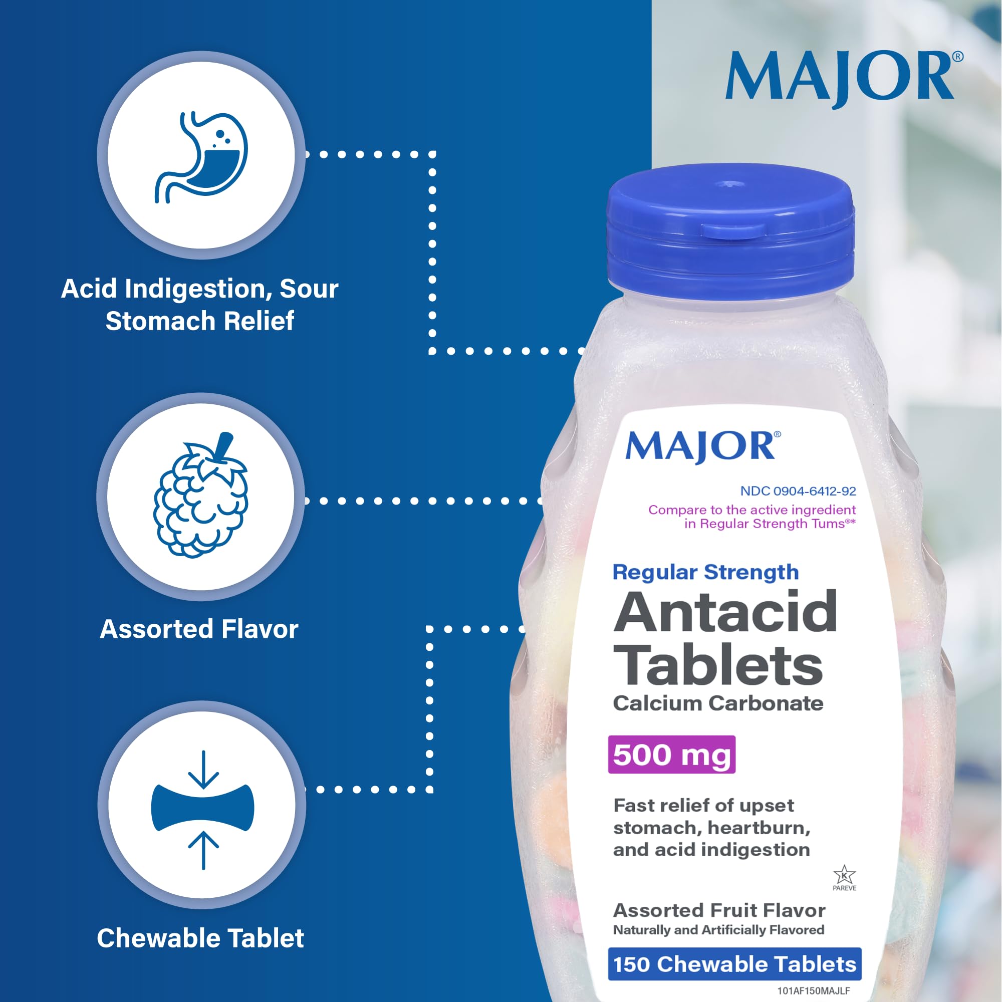 MAJOR emballage double pratique pour emporter partout.