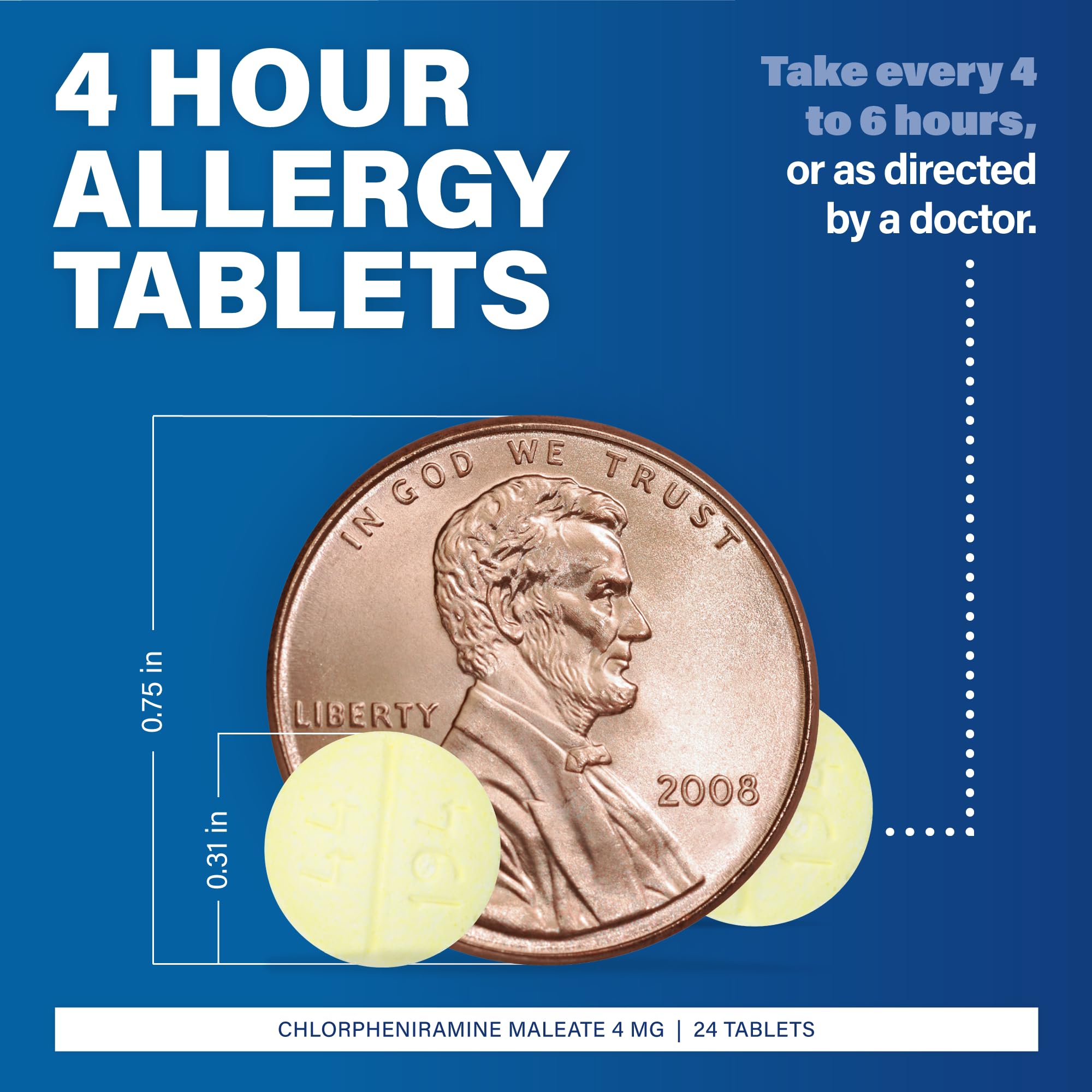MAJOR comprimés allergie 4 heures, tablette: action rapide sur les symptômes.