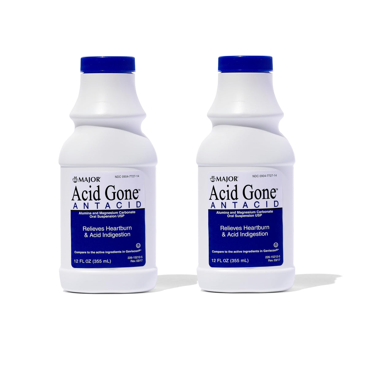 Major Acid Gone, bouteille Menthe 354 ml, pratique après le repas.