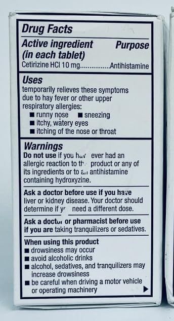MAJOR All Day Allergy emballage de haute qualité et lisibilité des instructions