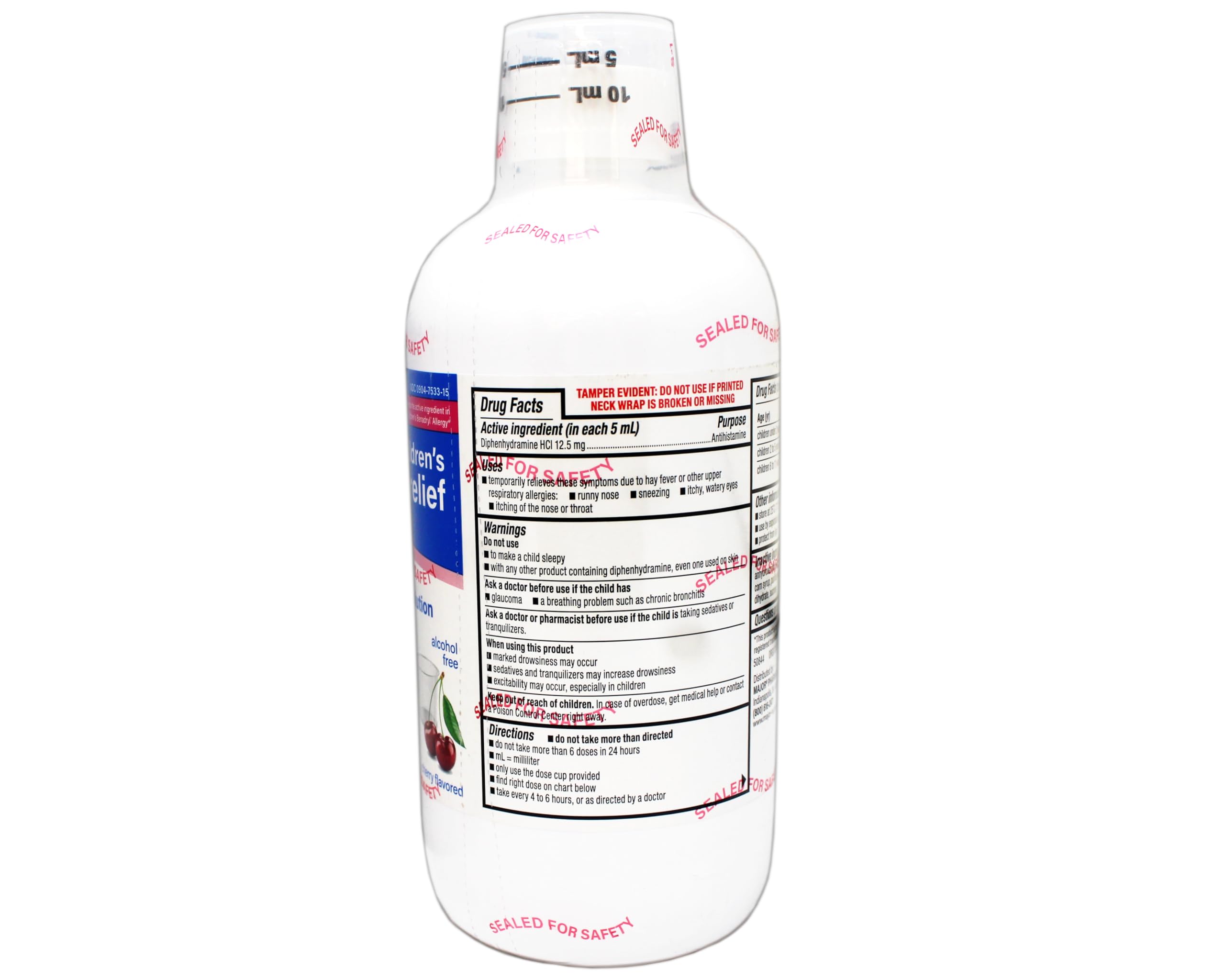 Major flacon 16 oz, format généreux pour une prise durable