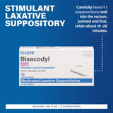 Plaque blister MAJOR Bisacodyl, dose claire et sécurité d'emploi.