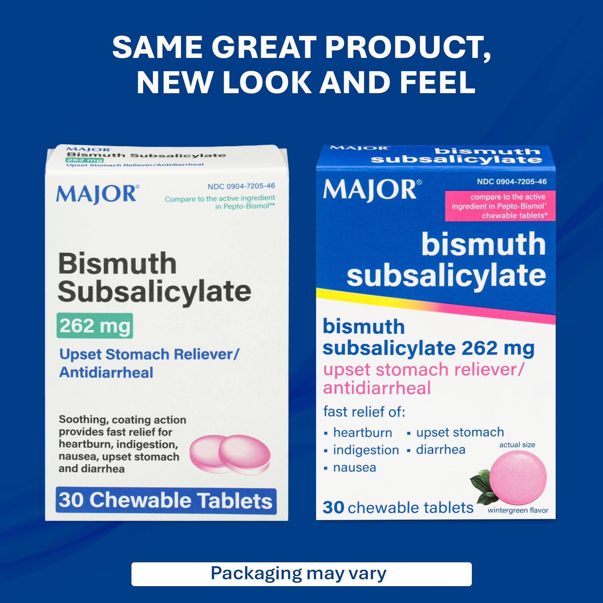 Utilisation en déplacement avec MAJOR tablettes masticables.
