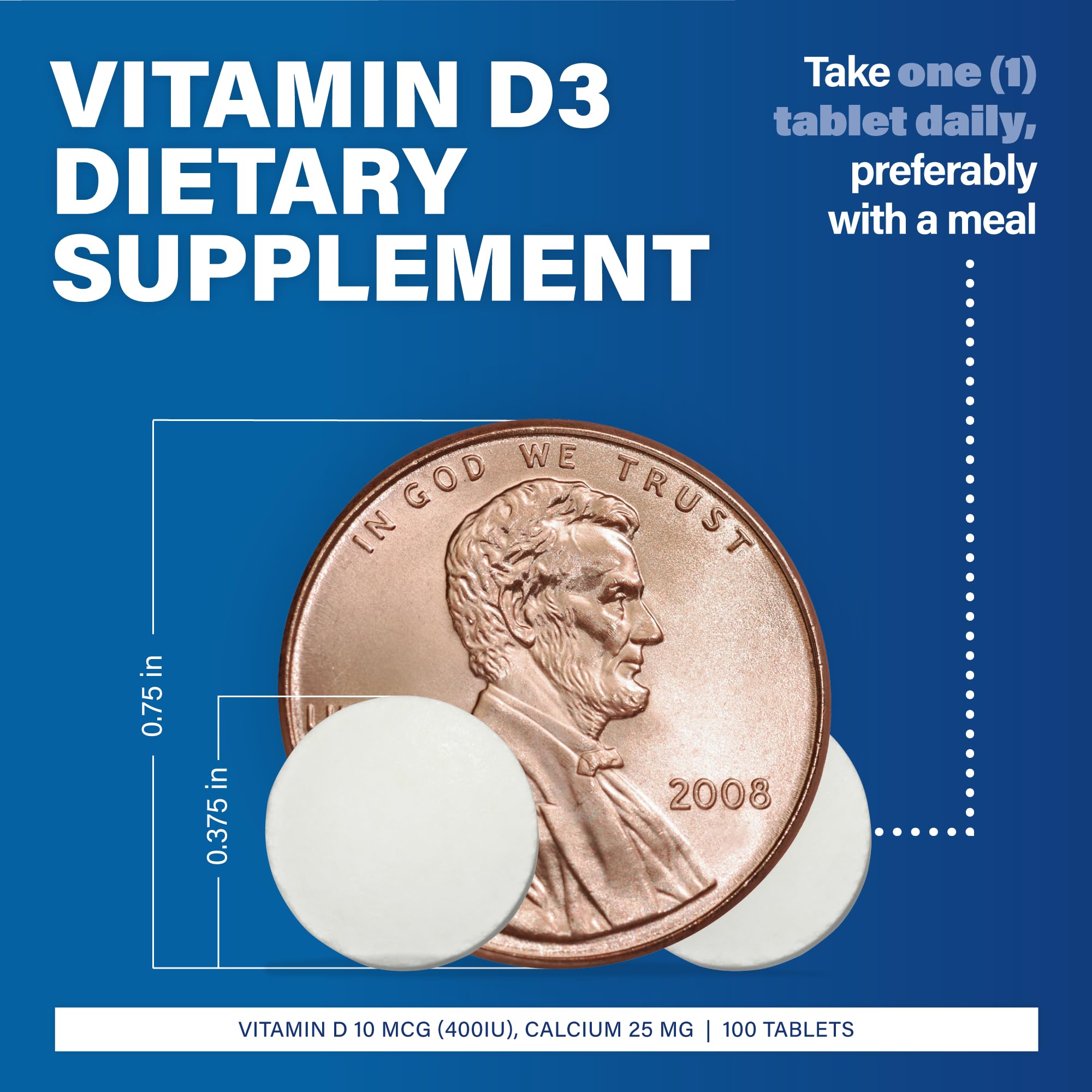 Calcium 25 mg dans chaque comprimé MAJOR pour un apport alimentaire.