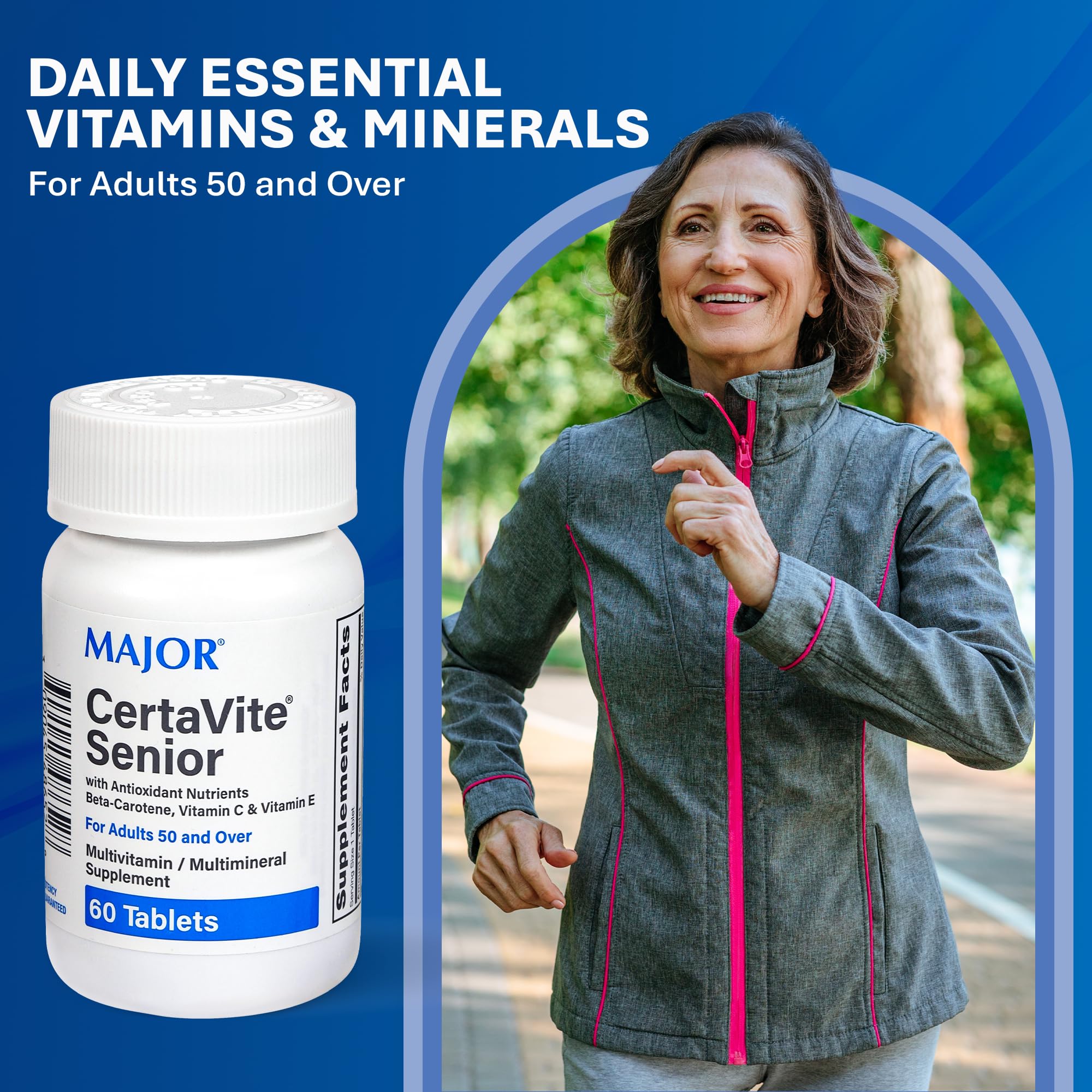MAJOR CertaVite Senior – conditionnement blister facilitant la prise régulière.