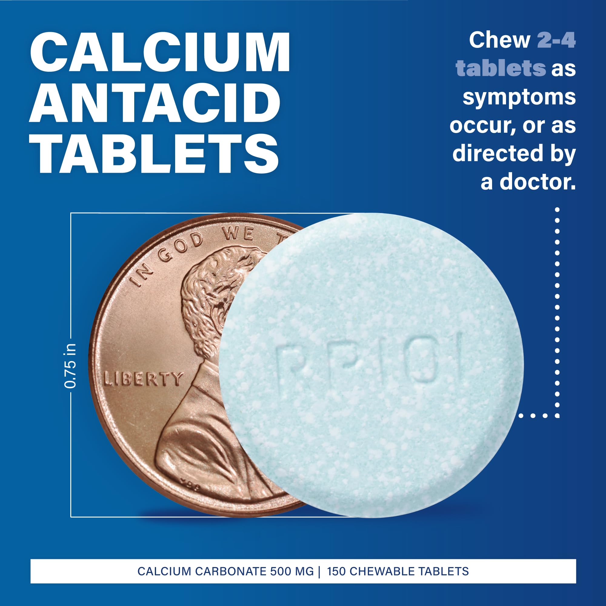 Comprimés MAJOR à mâcher calcium carbonate 500 mg saveurs fruitées et faciles à prendre