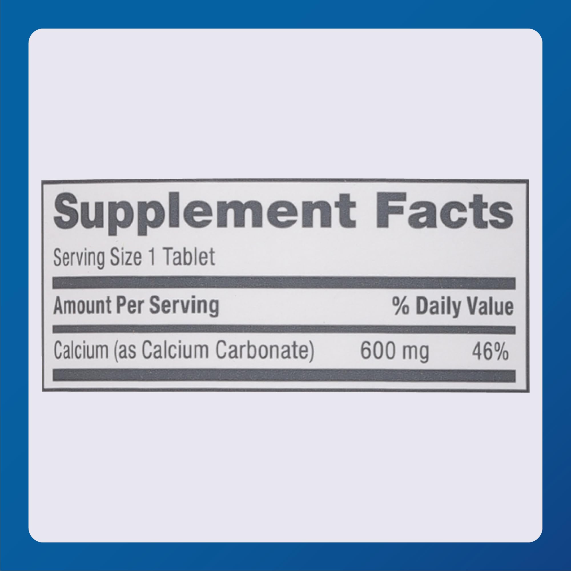 MAJOR comprimés calcium 600 mg, emballage extérieur – assurance qualité et conformité.