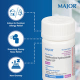 MAJOR Fexofenadine utilisation avec eau pour soulager les symptômes