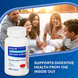 MAJOR Docusate Sodium 100 mg Softgels usage quotidien: soutien doux pour le confort intestinal