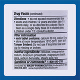 MAJOR Docusate Sodium 100 mg – conditionnement pratique pour le voyage.