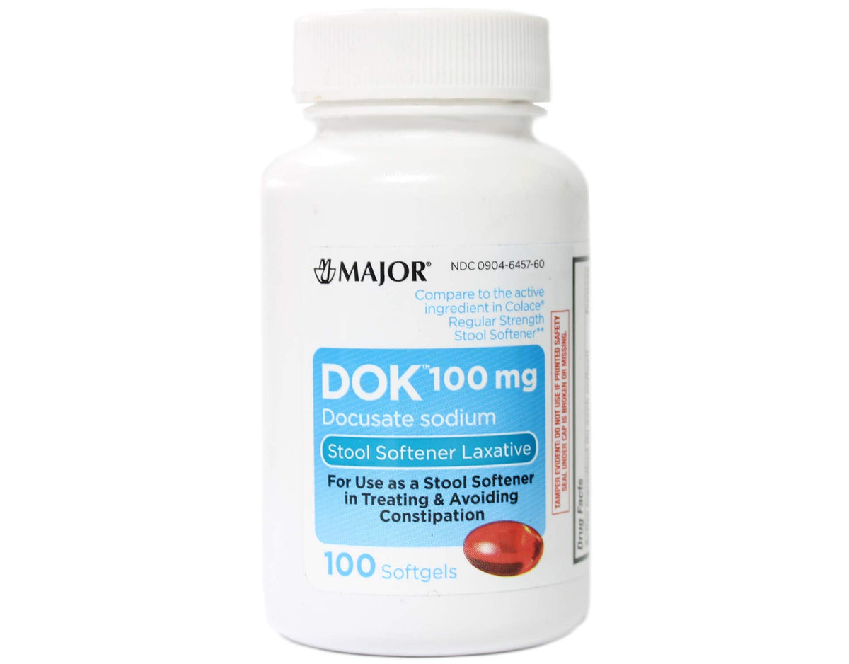 Major DOK, bouteille de gélules molles 100 mg, pratique et facile à prendre