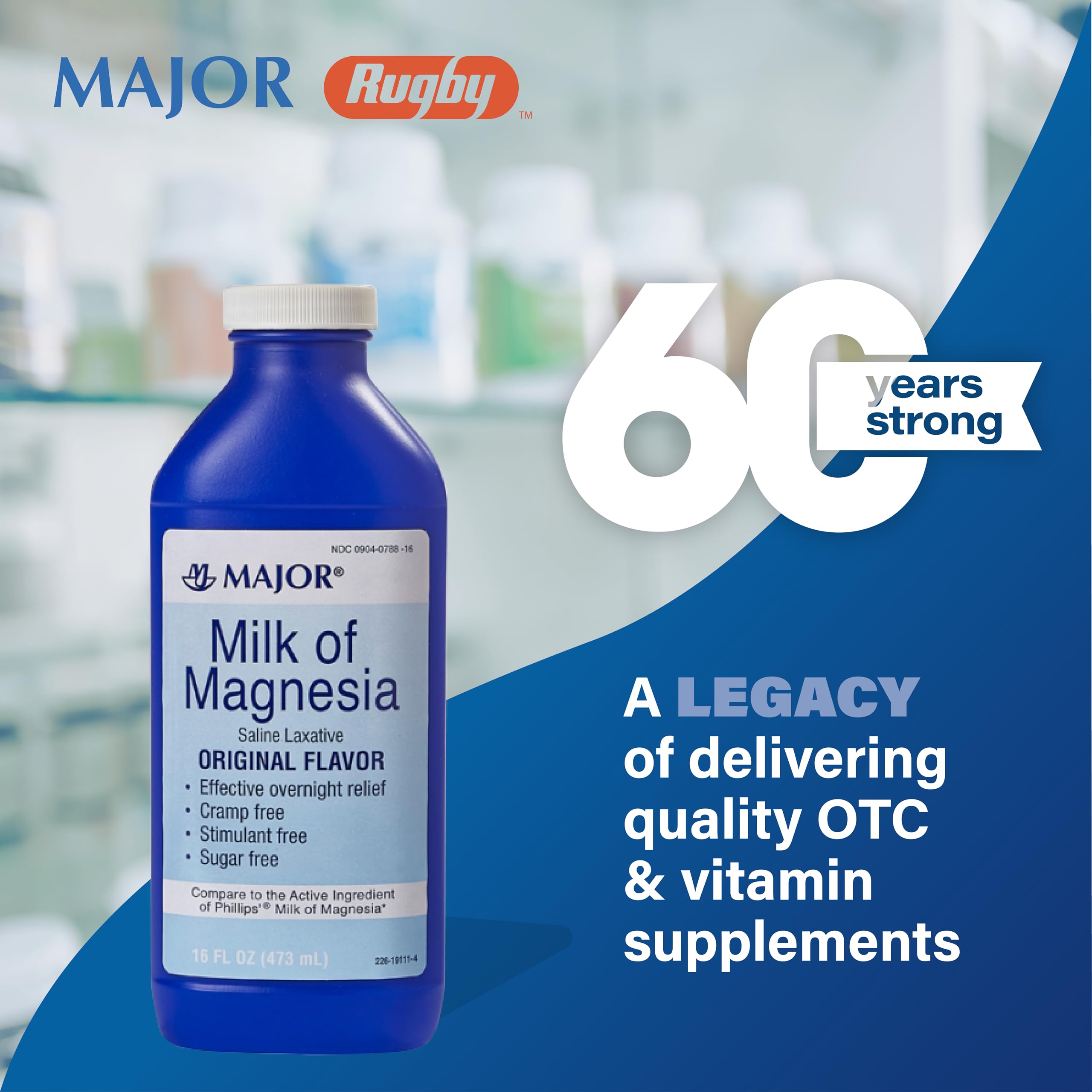 MAJOR dose de 15 ml – laxatif saline doux et sans stimulant.