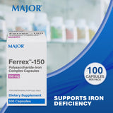 MAJOR Ferrex-150 emballage-carton montrant une présentation pratique et accessible.