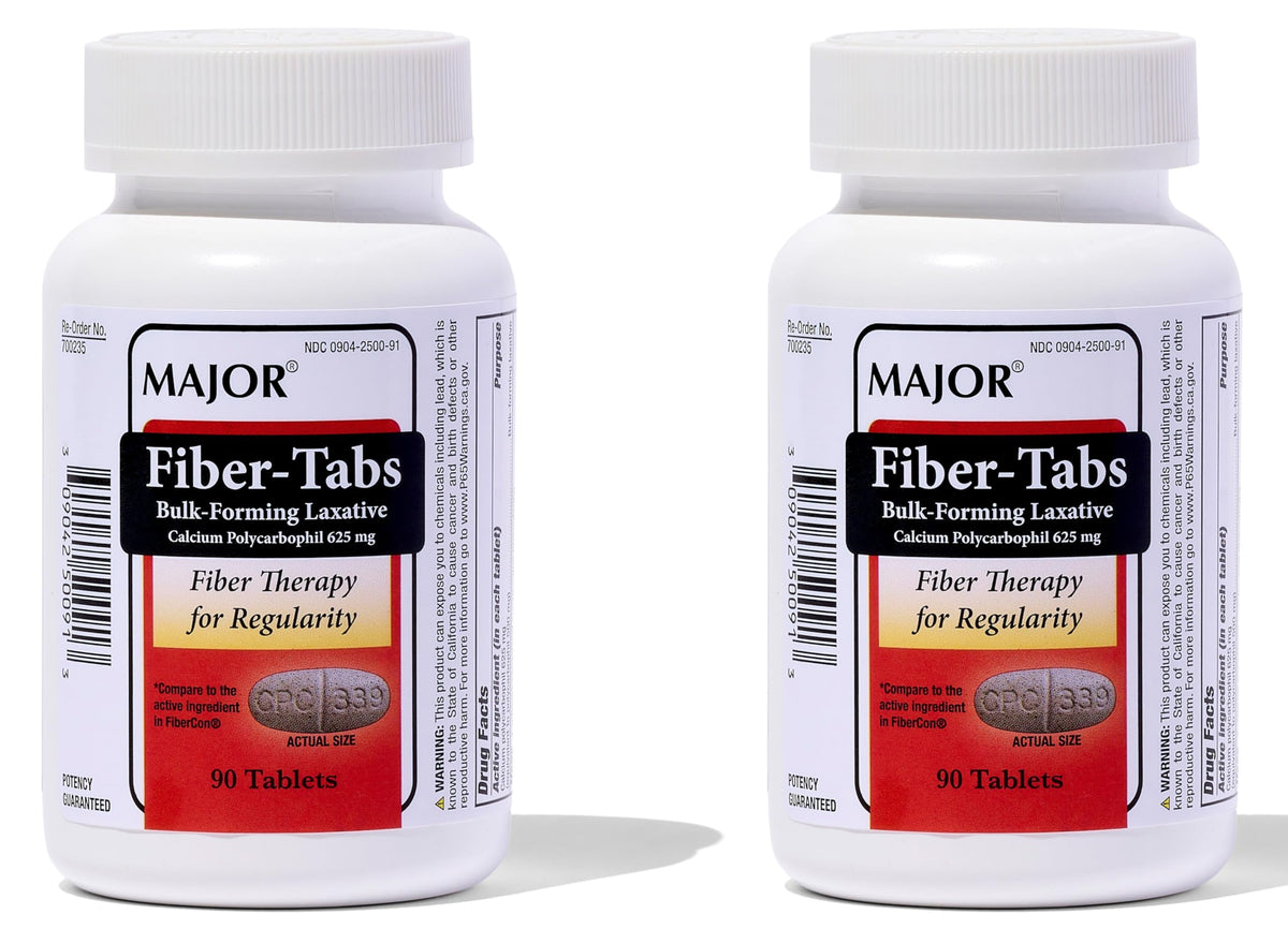 MAJOR Fiber-Tabs bouteille 625 mg pour soutenir la régularité.