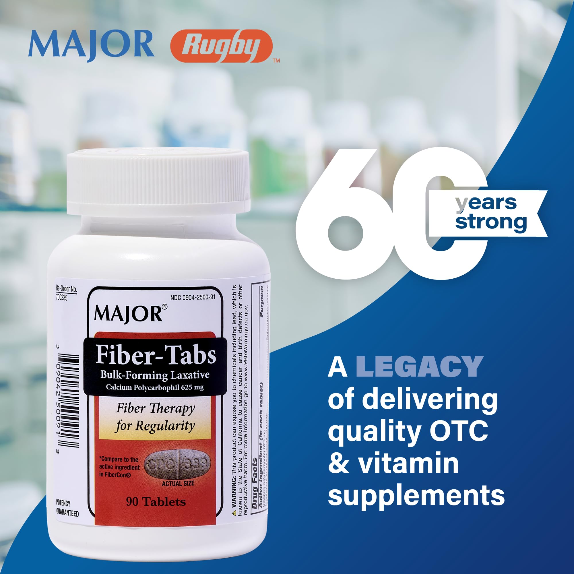 MAJOR Fiber-Tabs emballage double-boîtes facilitant l’achat.