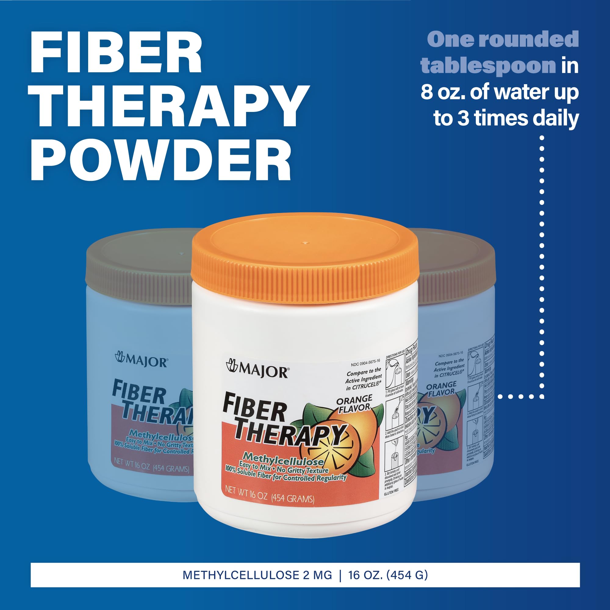 MAJOR Fiber Therapy, texture sans grumeaux pour une digestion confortable.
