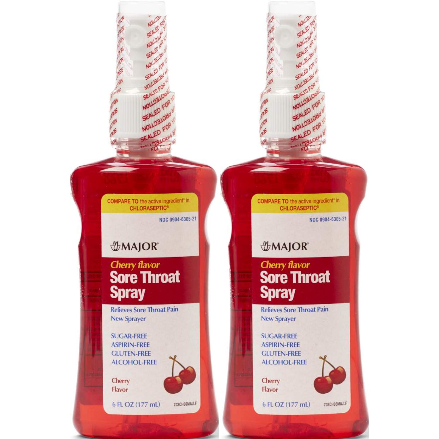 MAJOR spray-gorge-cerise-application facile pour un usage ponctuel et rapide