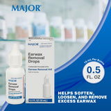 MAJOR gouttes-oreille-etiquette : emballage clair pour une utilisation sûre