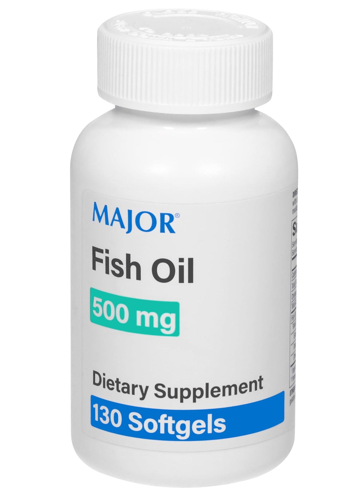 MAJOR huile-poisson-bouteille: gélules faciles à avaler pour un apport oméga-3 quotidien.